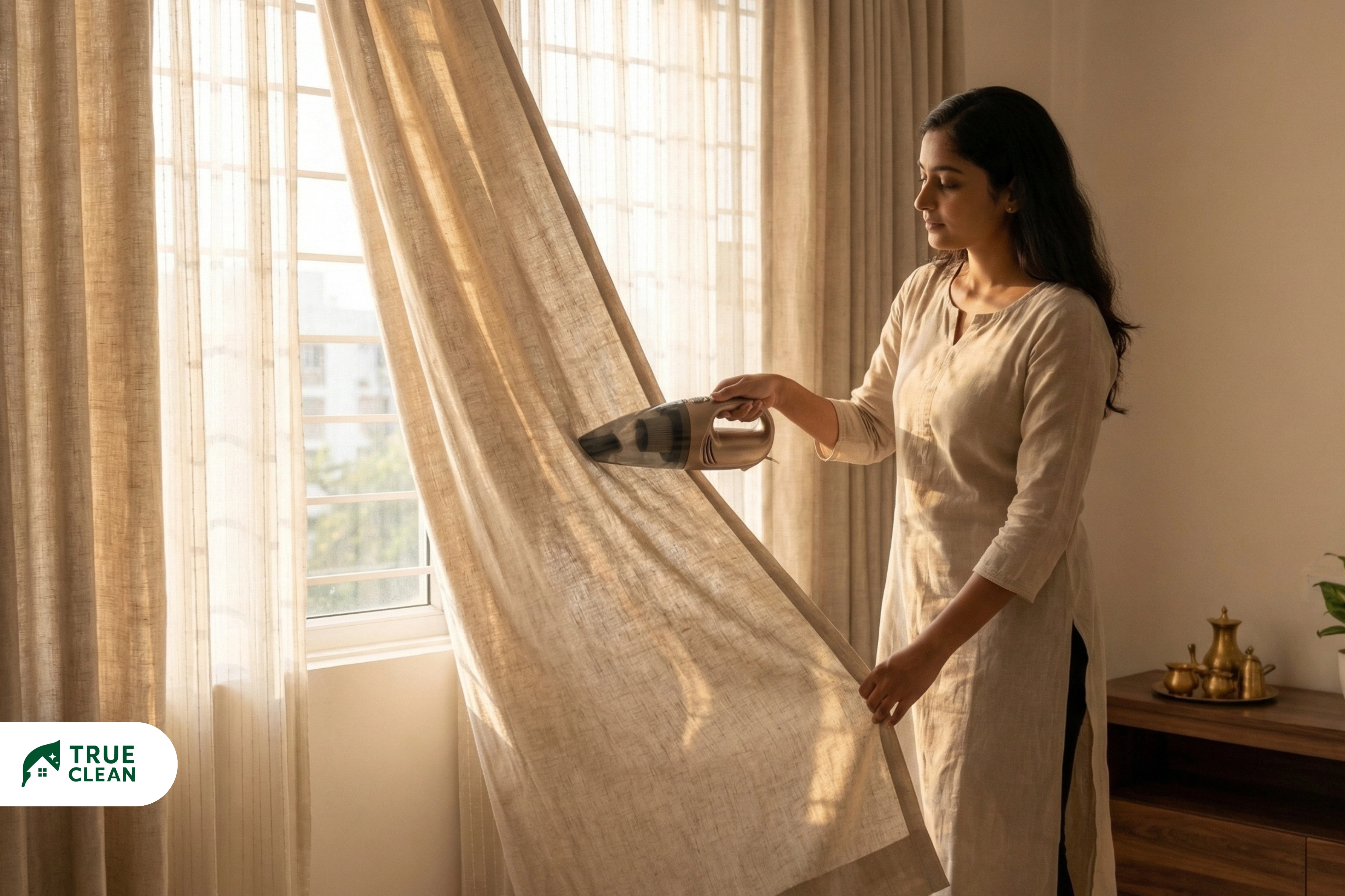 Curtain cleaning frequency guide for dusty Vadodara homes